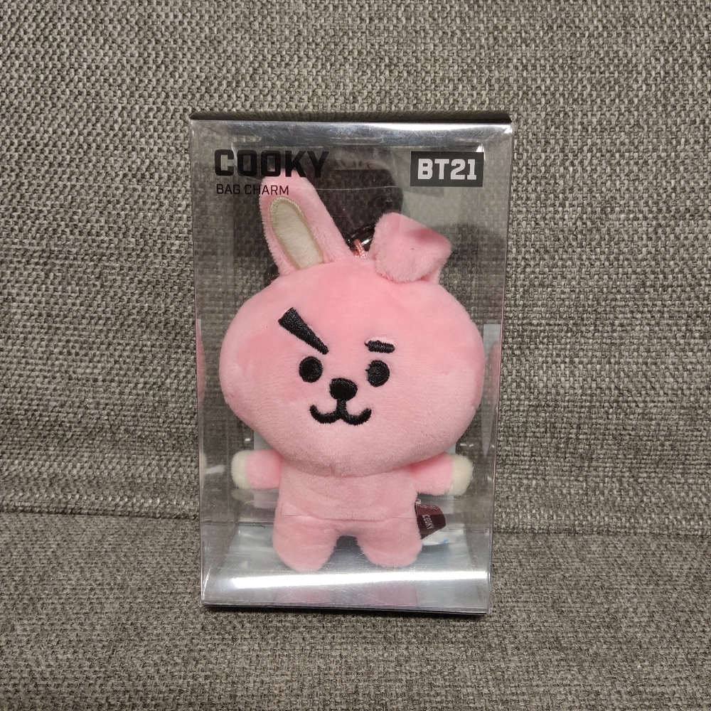[Gift with Purchase] BTS BT21 Cooky Plush Keychain Jung Kook Line Friends